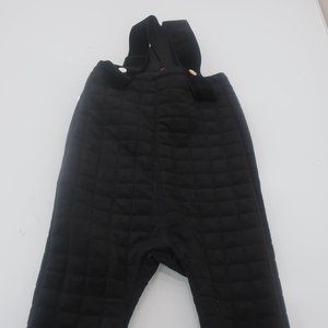 NWT Kids Black Velvet Overall 18M